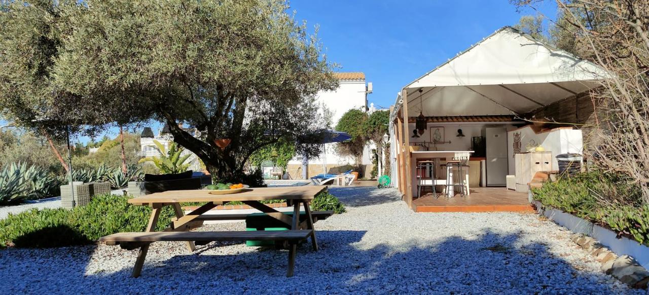 Campo Agave Luxury Tents Sayalonga Bagian luar foto