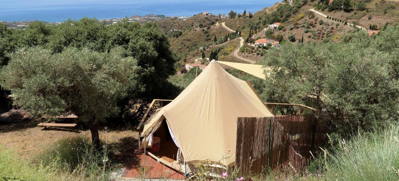 Campo Agave Luxury Tents Sayalonga Bagian luar foto